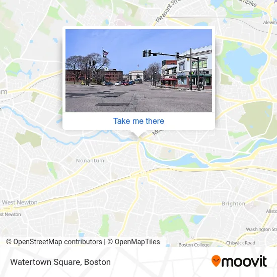 Watertown Square map