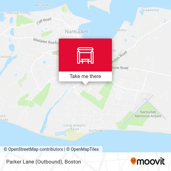Parker Lane (Outbound) map