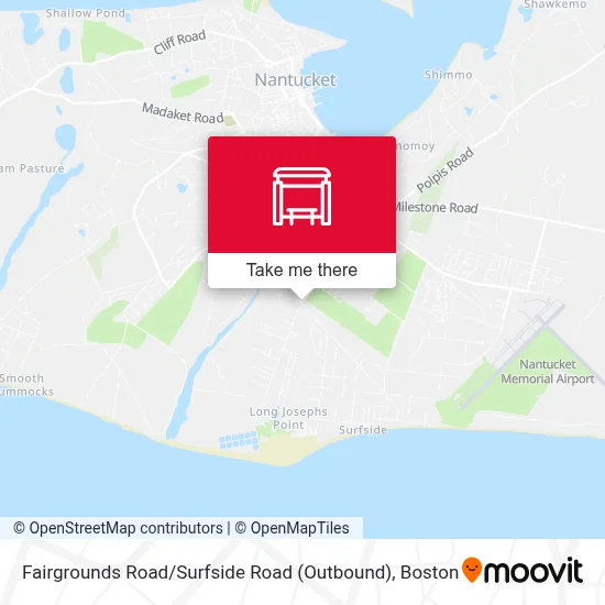 Fairgrounds Road / Surfside Road (Outbound) map