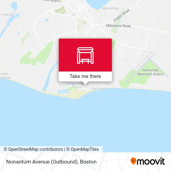 Nonantum Avenue (Outbound) map