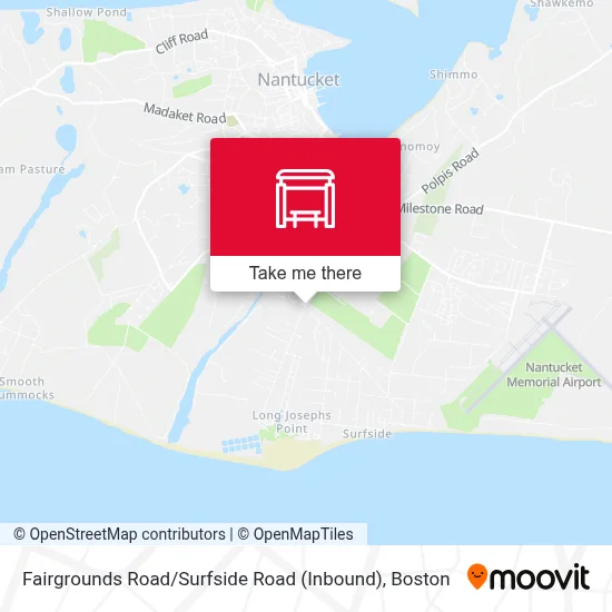 Fairgrounds Road / Surfside Road (Inbound) map