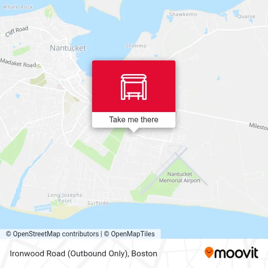 Ironwood Road (Outbound Only) map