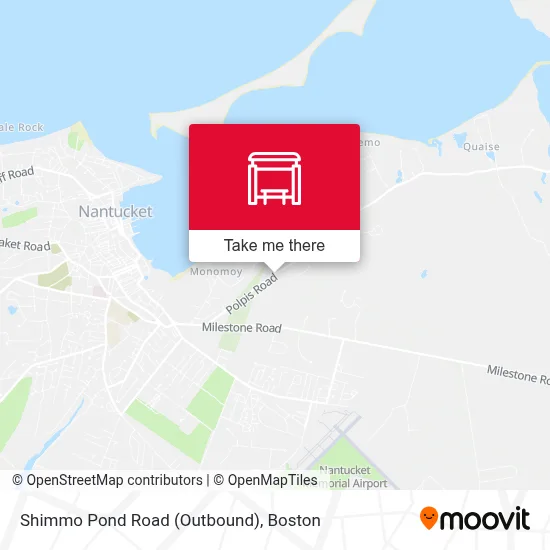Shimmo Pond Road (Outbound) map