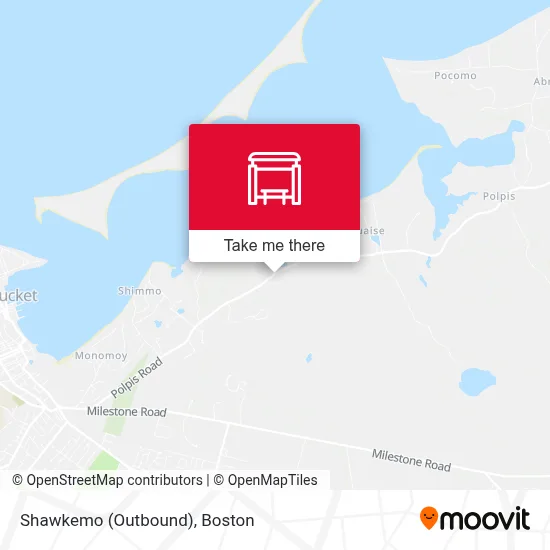 Shawkemo (Outbound) map