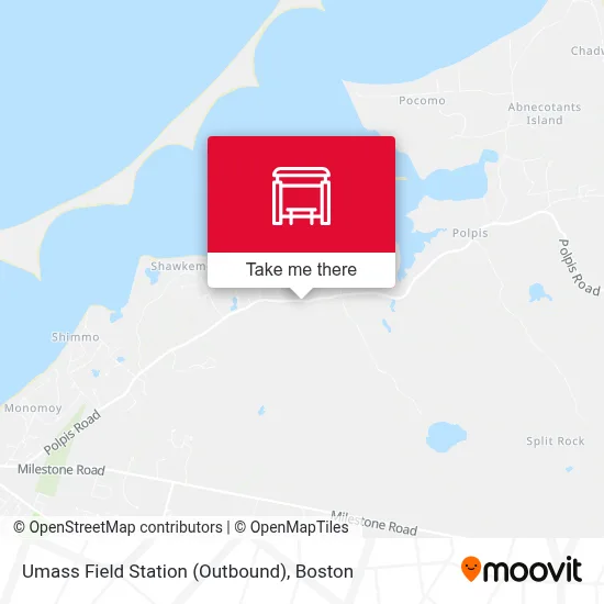 Umass Field Station (Outbound) map