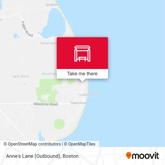 Anne's Lane (Outbound) map