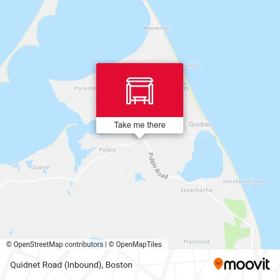 Quidnet Road (Inbound) map