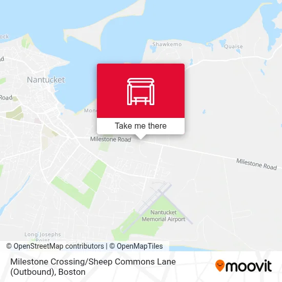 Milestone Crossing / Sheep Commons Lane (Outbound) map