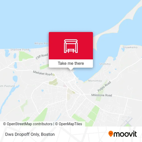 Dws Dropoff Only map