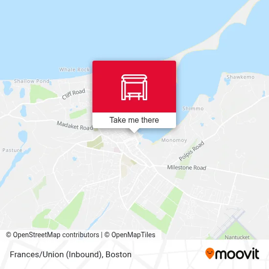Frances/Union (Inbound) map