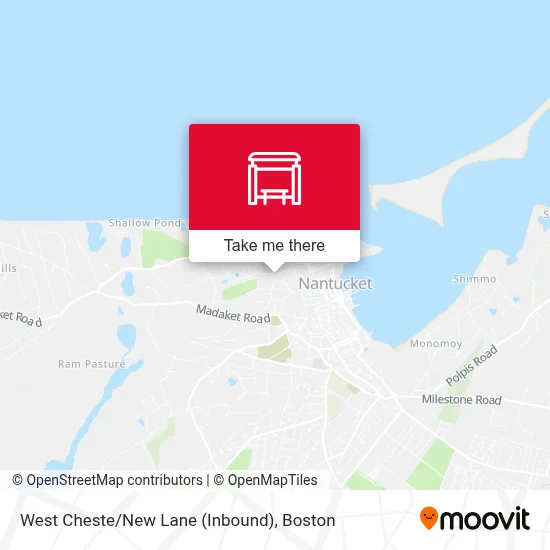 West Cheste/New Lane (Inbound) map