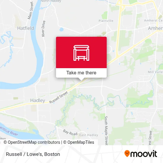Russell / Lowe's map