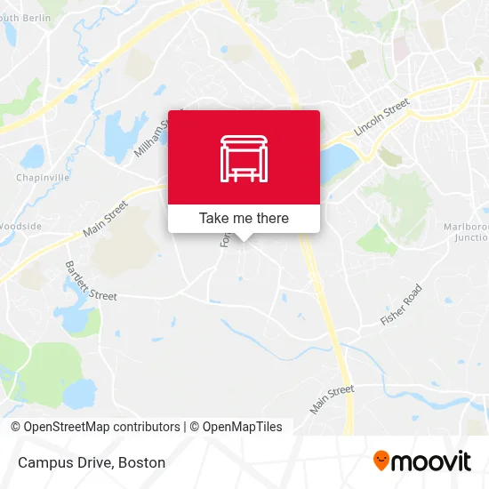Campus Drive map