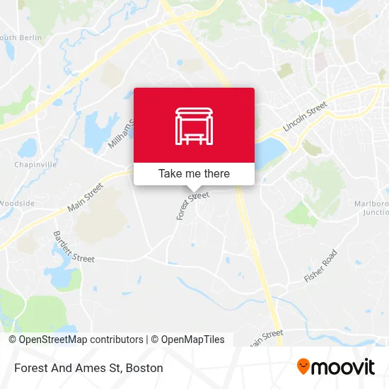 Forest And Ames St map