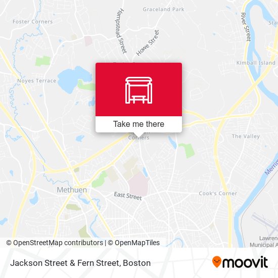 Mapa de Jackson Street & Fern Street