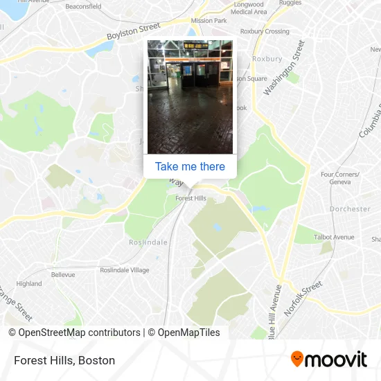 Mapa de Forest Hills