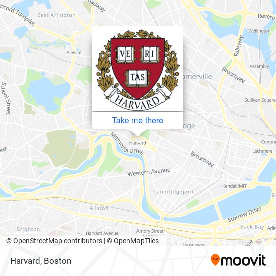 Harvard map