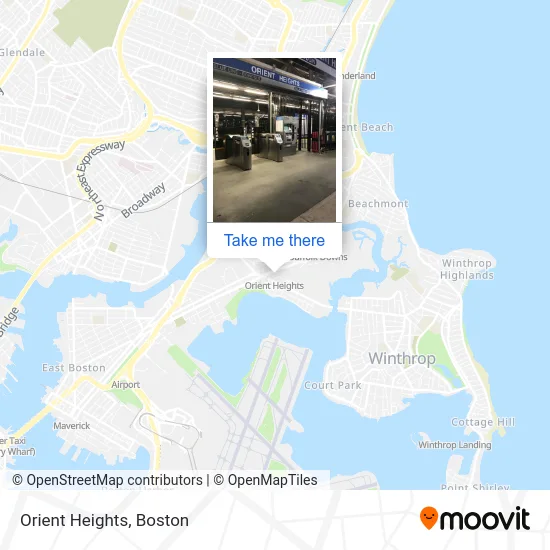 Mapa de Orient Heights