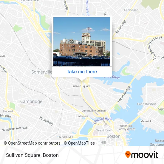 Sullivan Square map