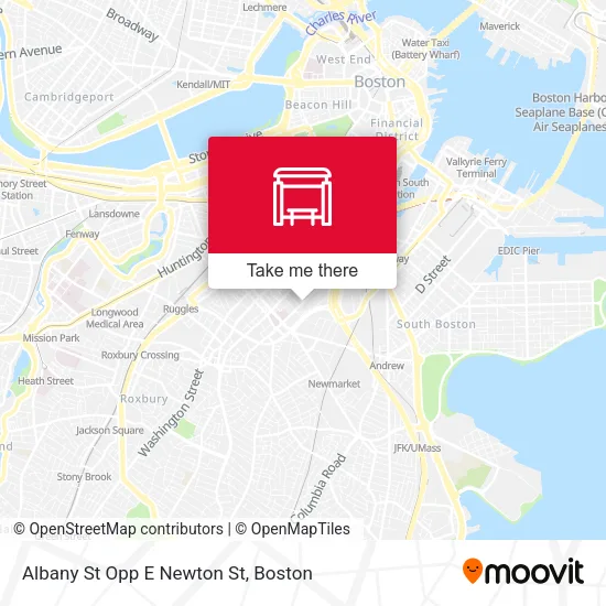 Albany St Opp E Newton St map