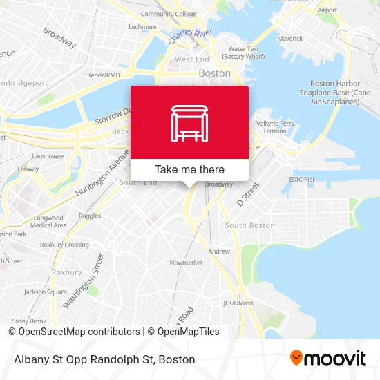 Albany St Opp Randolph St map