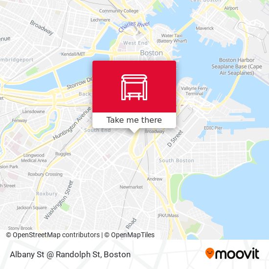 Albany St @ Randolph St map