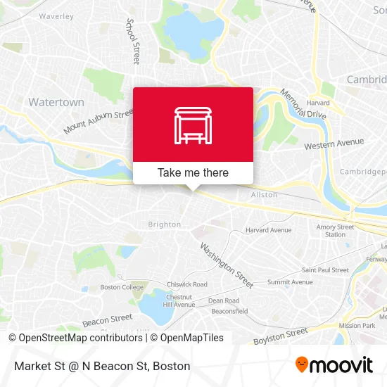 Market St @ N Beacon St map