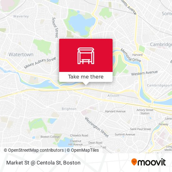 Mapa de Market St @ Centola St