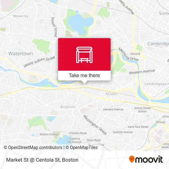 Market St @ Centola St map