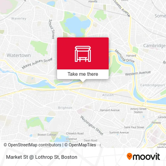 Market St @ Lothrop St map
