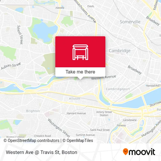 Mapa de Western Ave @ Travis St