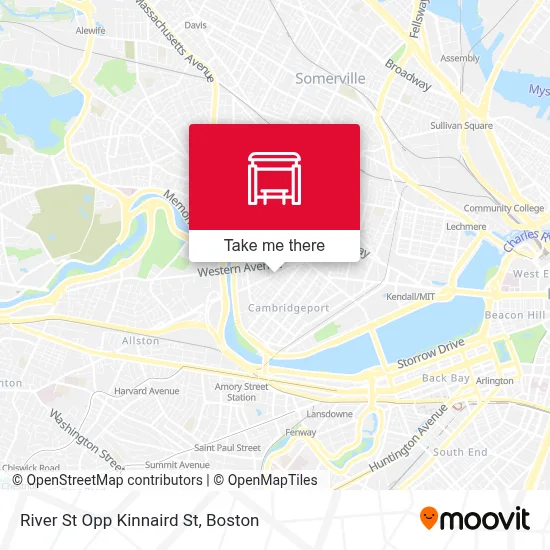 River St Opp Kinnaird St map