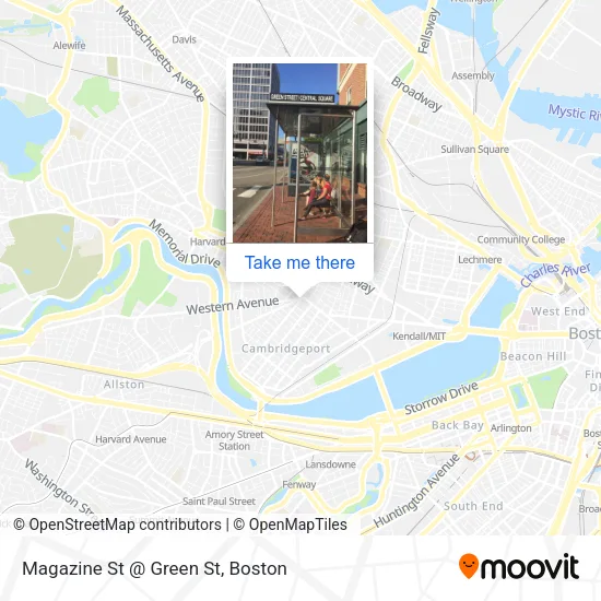 Mapa de Magazine St @ Green St