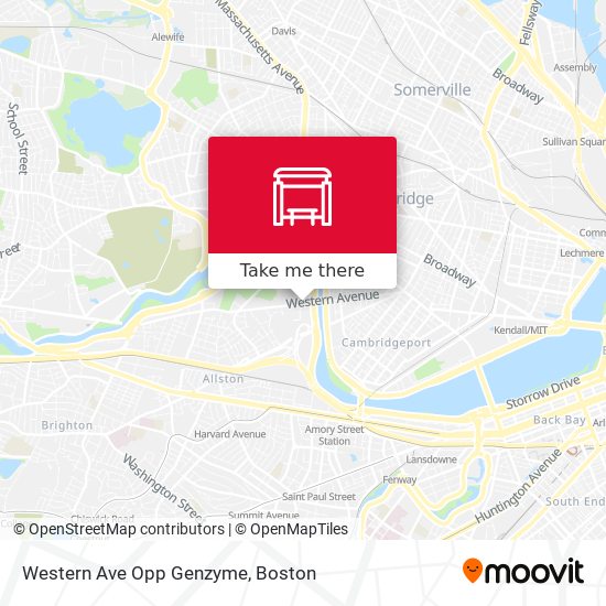 Western Ave Opp Genzyme map