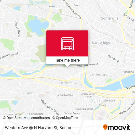 Mapa de Western Ave @ N Harvard St