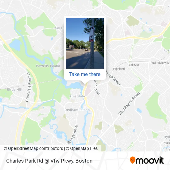Charles Park Rd @ Vfw Pkwy map