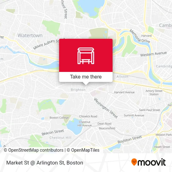 Mapa de Market St @ Arlington St