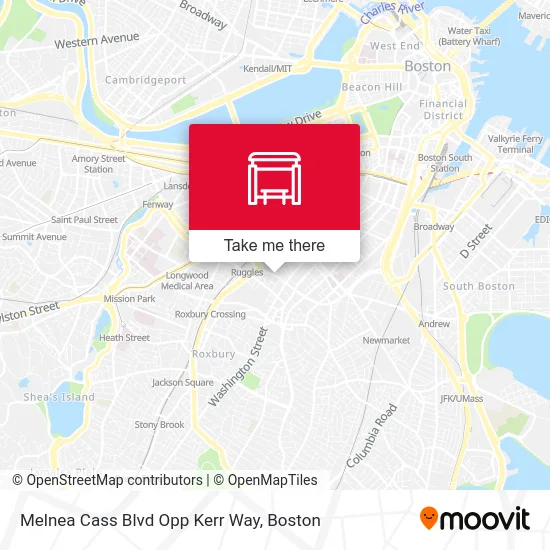 Melnea Cass Blvd Opp Kerr Way map