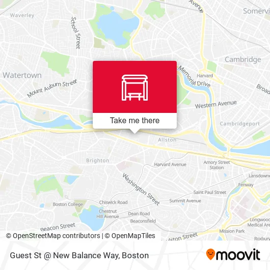 Guest St @ New Balance Way map