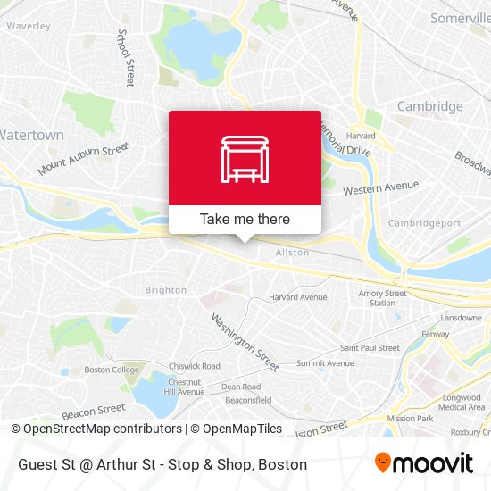 Guest St @ Arthur St - Stop & Shop map