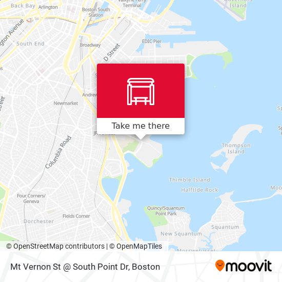 Mt Vernon St @ South Point Dr map