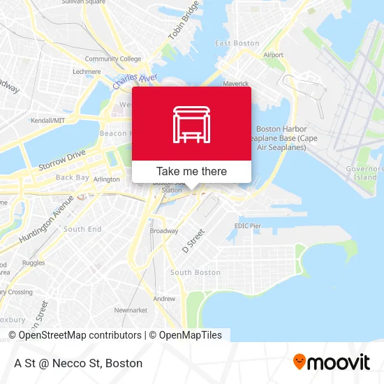 Mapa de A St @ Necco St