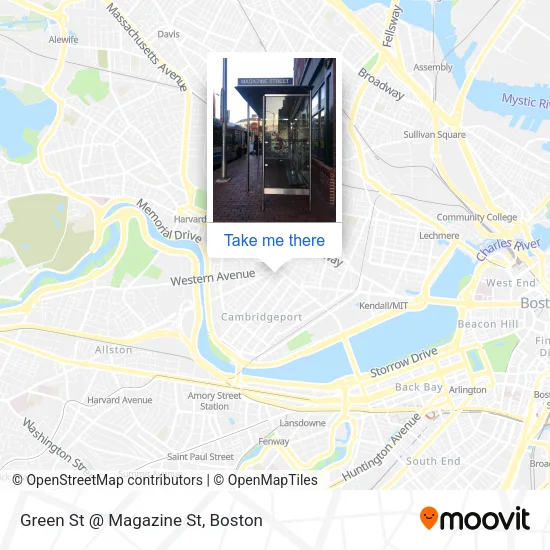 Green St @ Magazine St map
