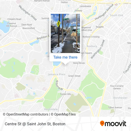 Centre St @ Saint John St map