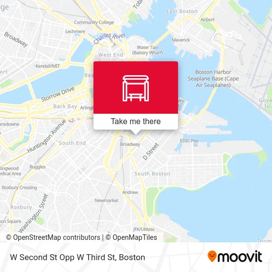 W Second St Opp W Third St map