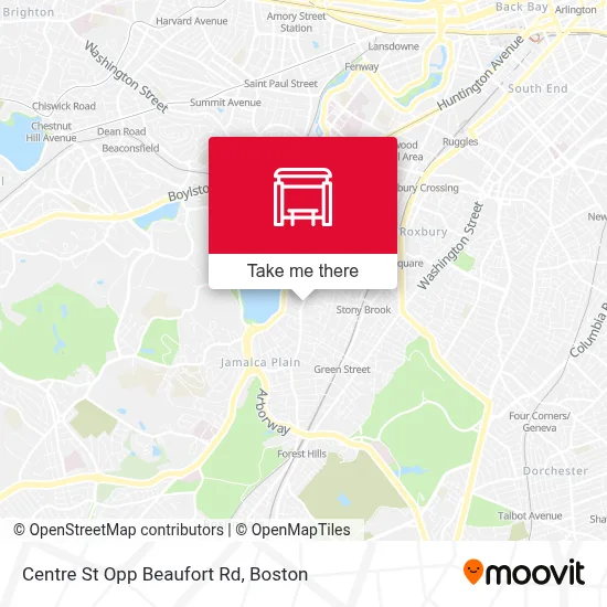 Centre St Opp Beaufort Rd map