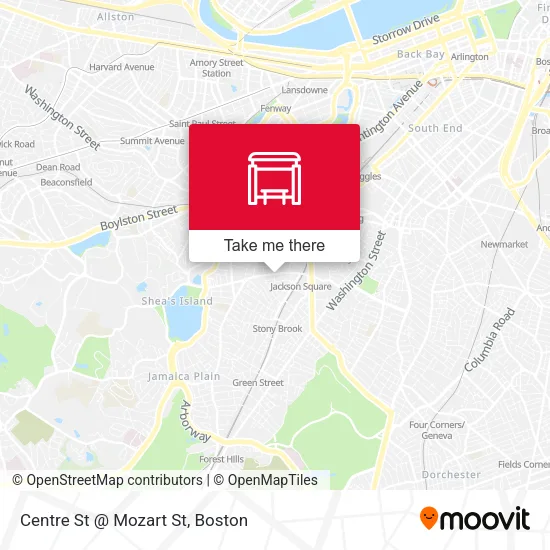 Centre St @ Mozart St map