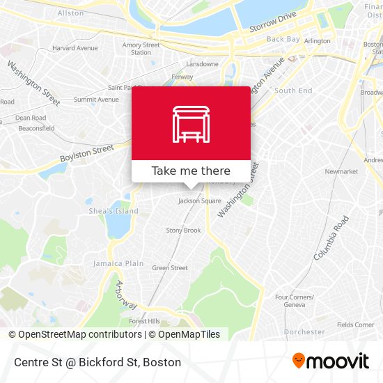 Centre St @ Bickford St map