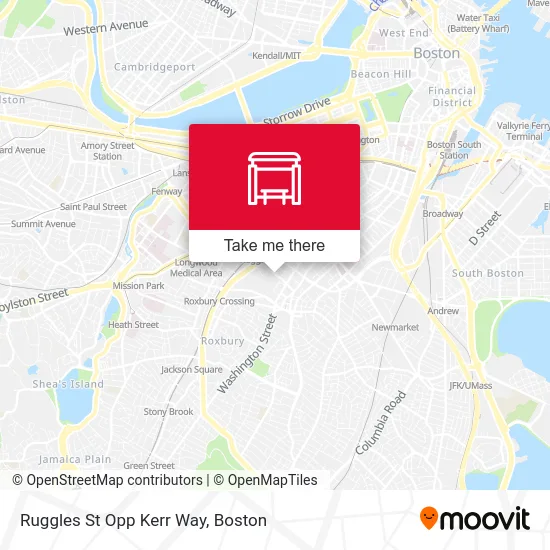 Ruggles St Opp Kerr Way map