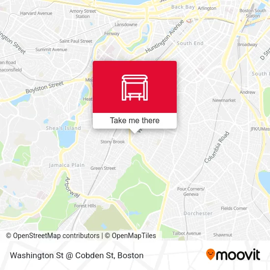 Mapa de Washington St @ Cobden St